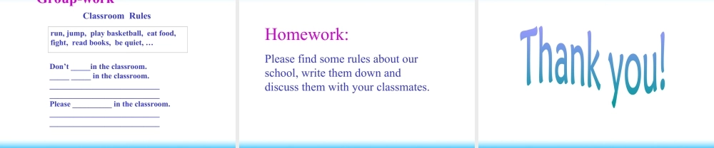 外研版小学英语课件-Module 10 Unit 1 Don't talk in the library. 课件.ppt