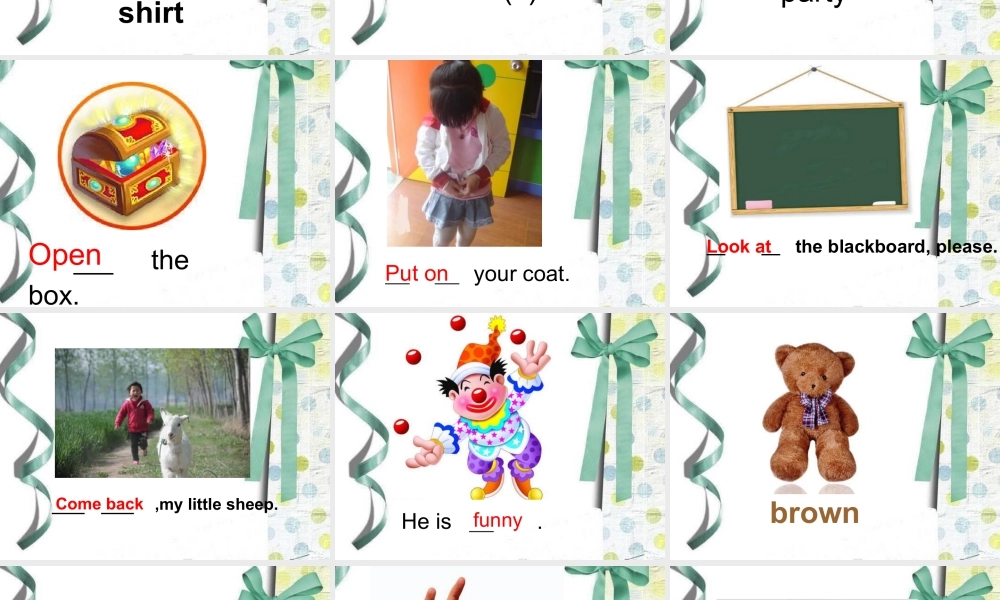 外研版小学英语课件-Module 10 Unit 1 Here's a red hat课件2.ppt