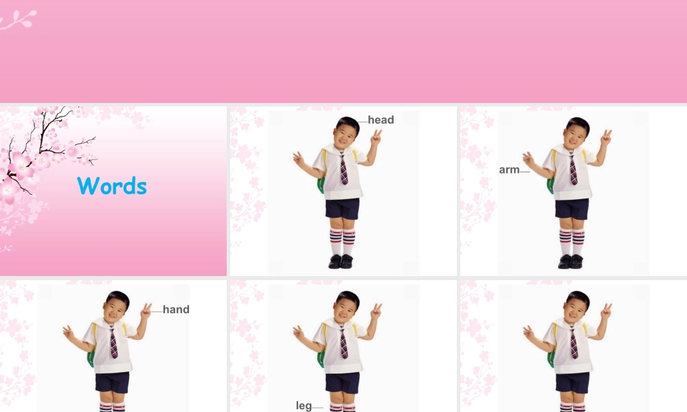 外研版小学英语课件-Module 10 Unit 1 This is his head 课件.ppt