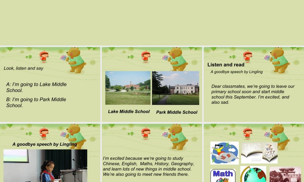 外研版小学英语课件-Module 10 Unit 1 We're going to different schools 课件1.ppt