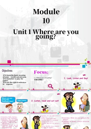 外研版小学英语课件-Module 10 Unit 1 Where are you going 课件2.ppt
