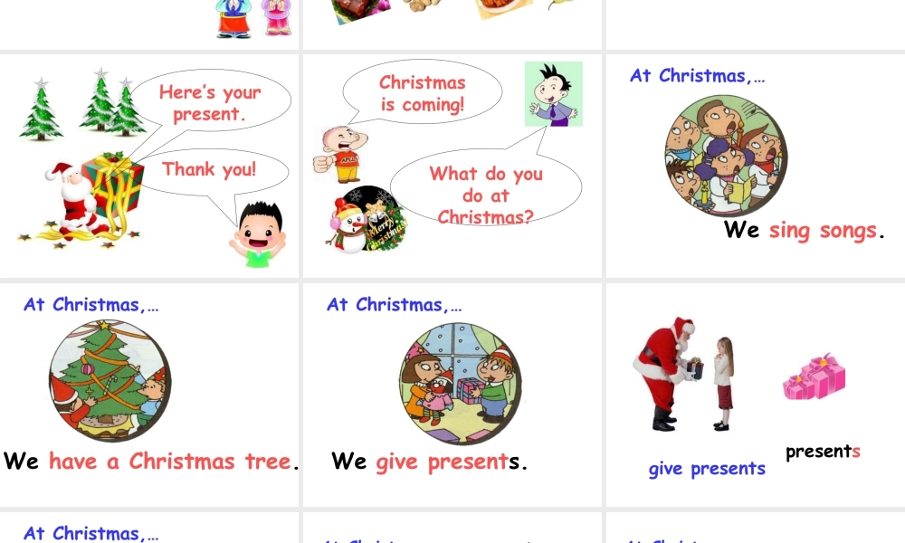 外研版小学英语课件-Module 10 Unit 2 Merry Christmas 课件.ppt