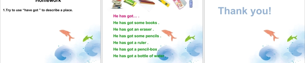 外研版小学英语课件-Module 10 Unit 2 She's got an orange sweater Have you got any stamps from China.ppt