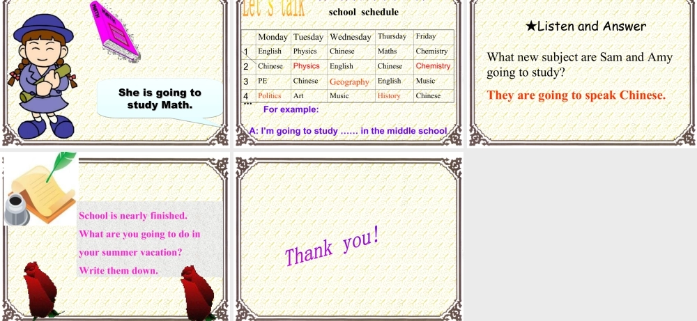 外研版小学英语课件-Module 10 Unit 2 What are you going to study 课件1.ppt