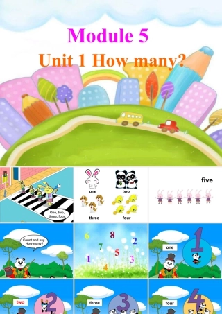 外研版小学英语课件-Unit 1 How many 课件 1.ppt