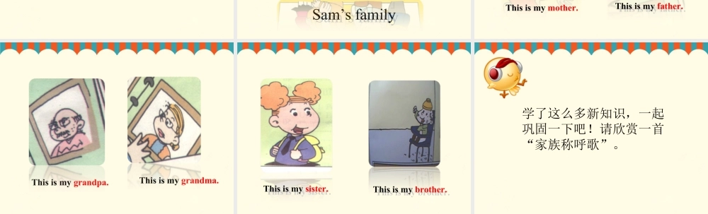 外研版小学英语课件-Unit 1 This is my mother 课件 1.ppt