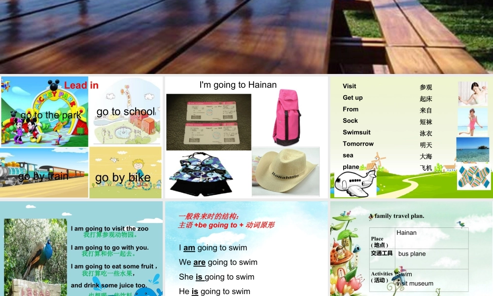 外研版小学英语课件-Unit 1 We are going to Hainan 课件 2.ppt