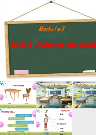 外研版小学英语课件-Unit 2 Point to the desk 课件 1.ppt