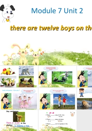 外研版小学英语课件-Unit 2 There are twelve boys on the bike 课件 1.ppt