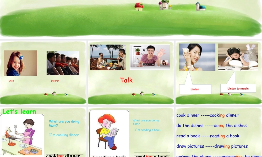 外研版小学英语课件-Unit 2 What are you doing 课件 1.ppt