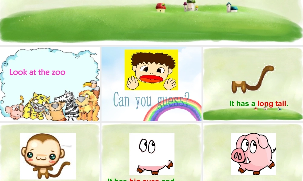 外研版小学英语课件-Unit 2 What`s the elepant doing 课件 1.ppt