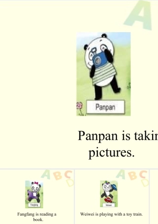 外研版小学英语课件-现在进行时口语练习1.ppt