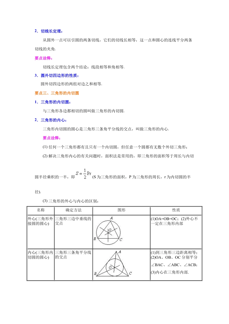 5 切线长定理（知识讲解）-九年级数学下册基础知识专项讲练（浙教版）.docx_第2页