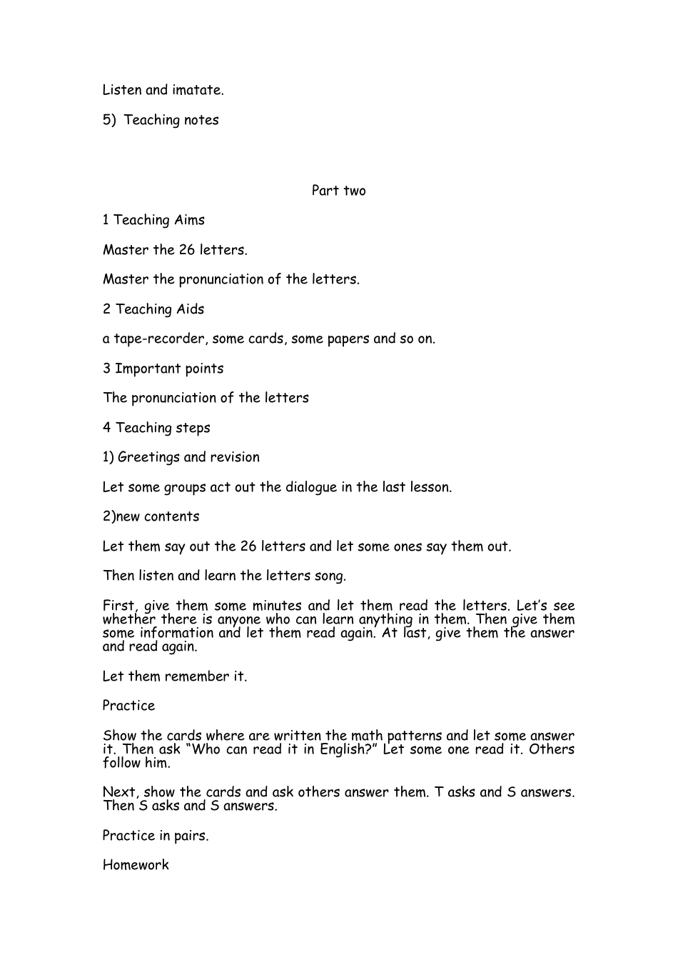 人教pep四年级上册-Recycle 1 单元教案 2（全英）.docx_第2页