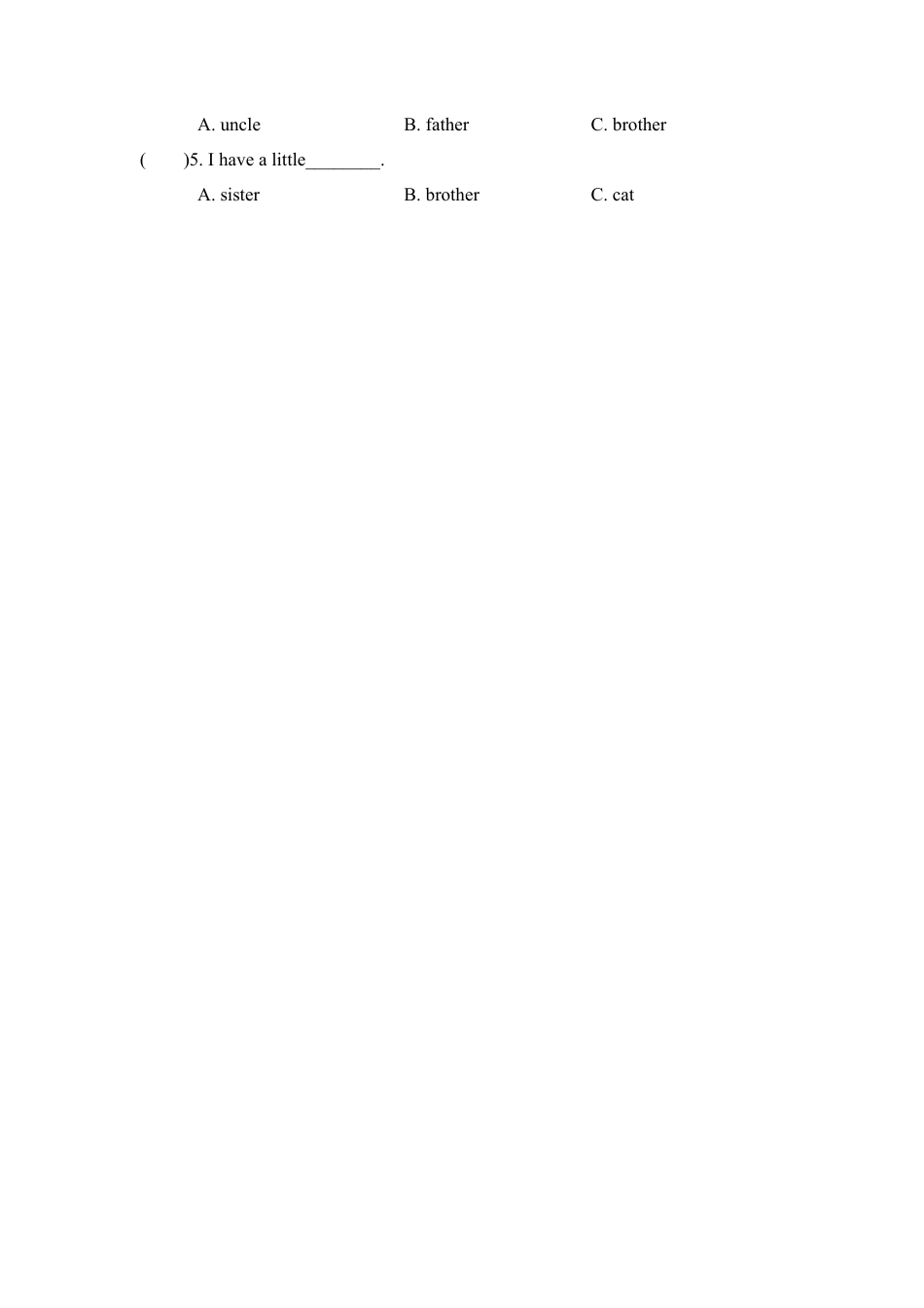 人教PEP四年级上册英语-听力专项.docx_第3页