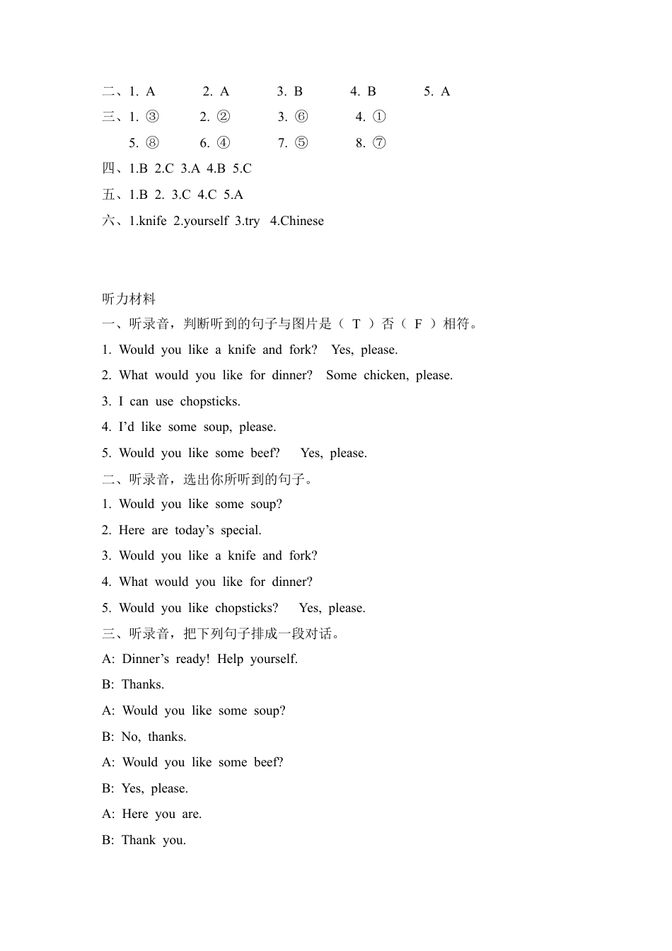 人教PEP英语四年级上册-Unit 5 Part B 第一课时.docx_第3页