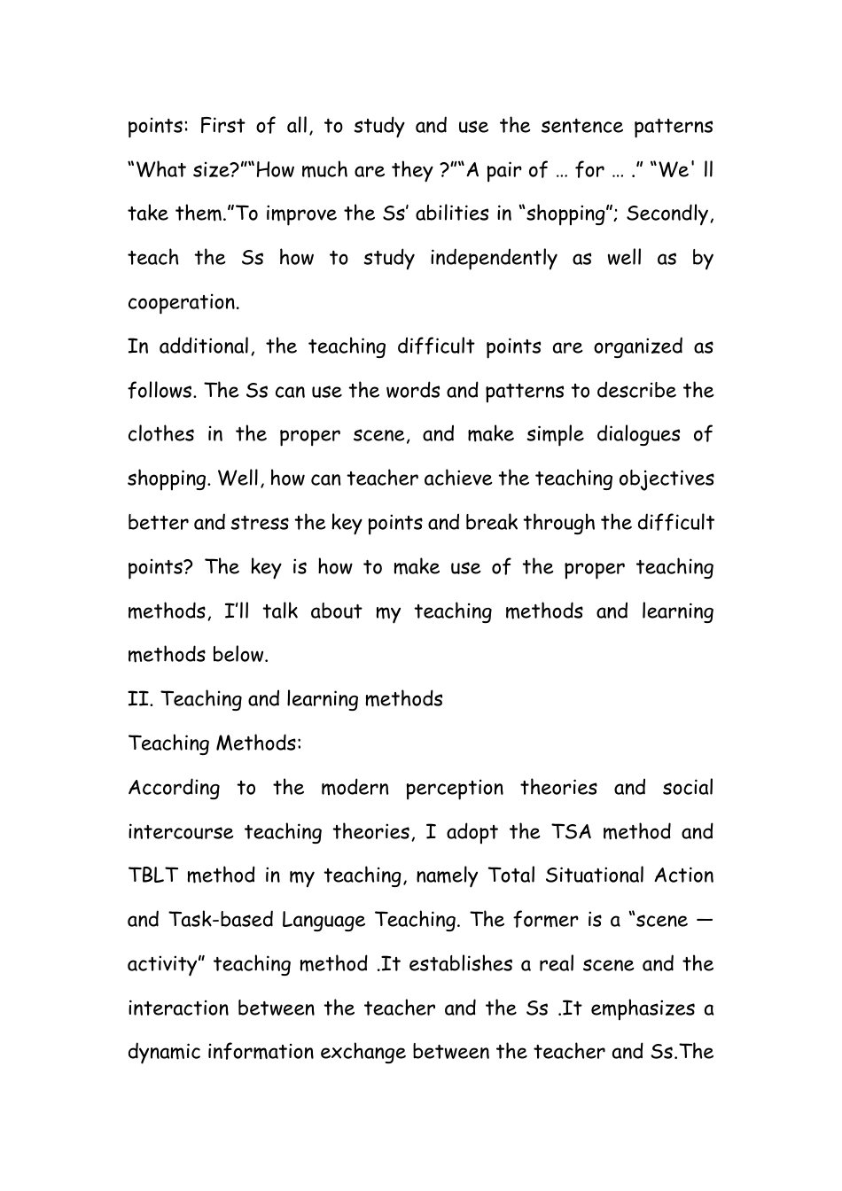 人教PEP英语四年级下册-Unit 5 B Let's talk 说课稿.docx_第3页