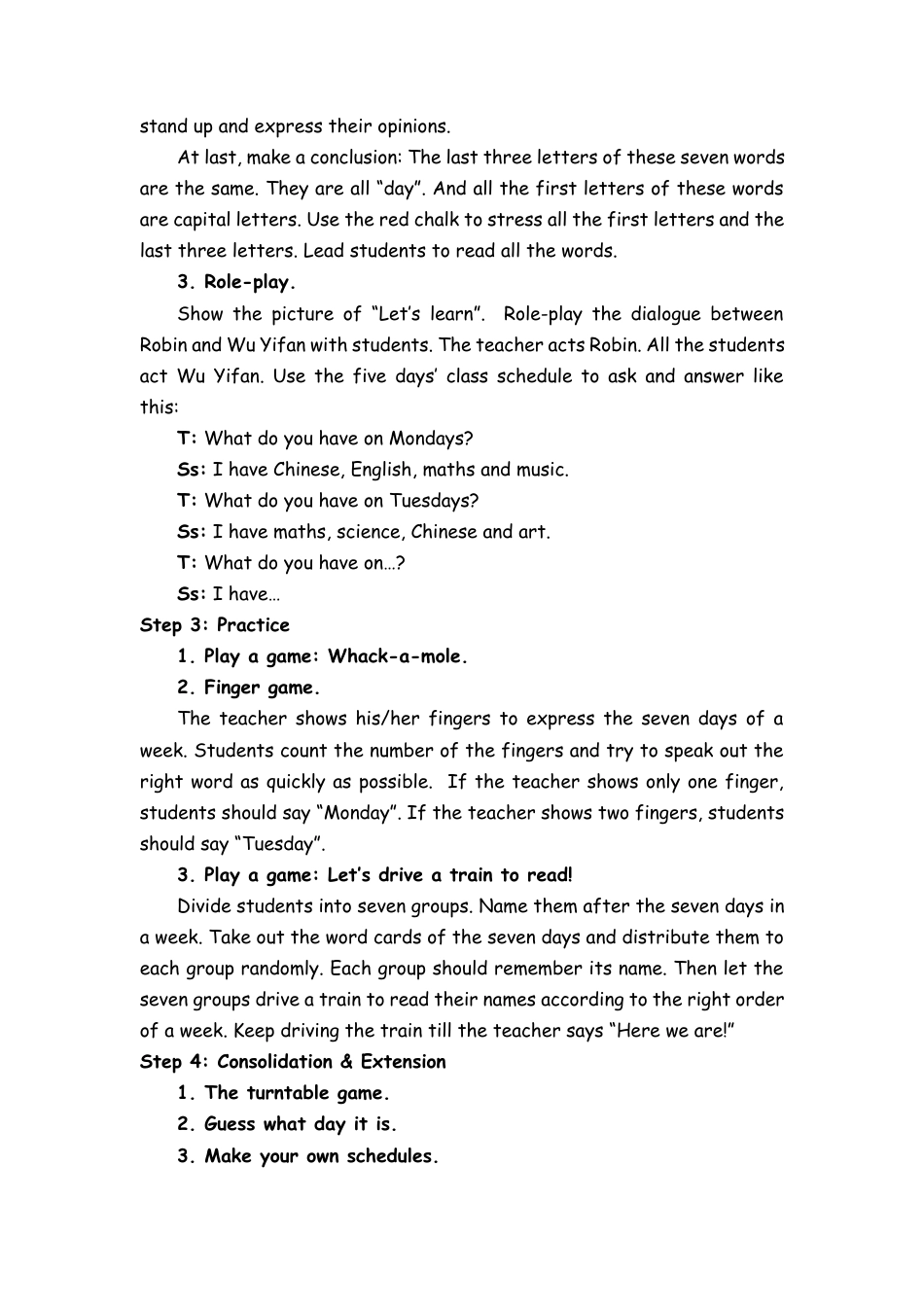 人教PEP英语五年级上册-Part A Let’s learn & Let’s play 教案 (2).docx_第3页