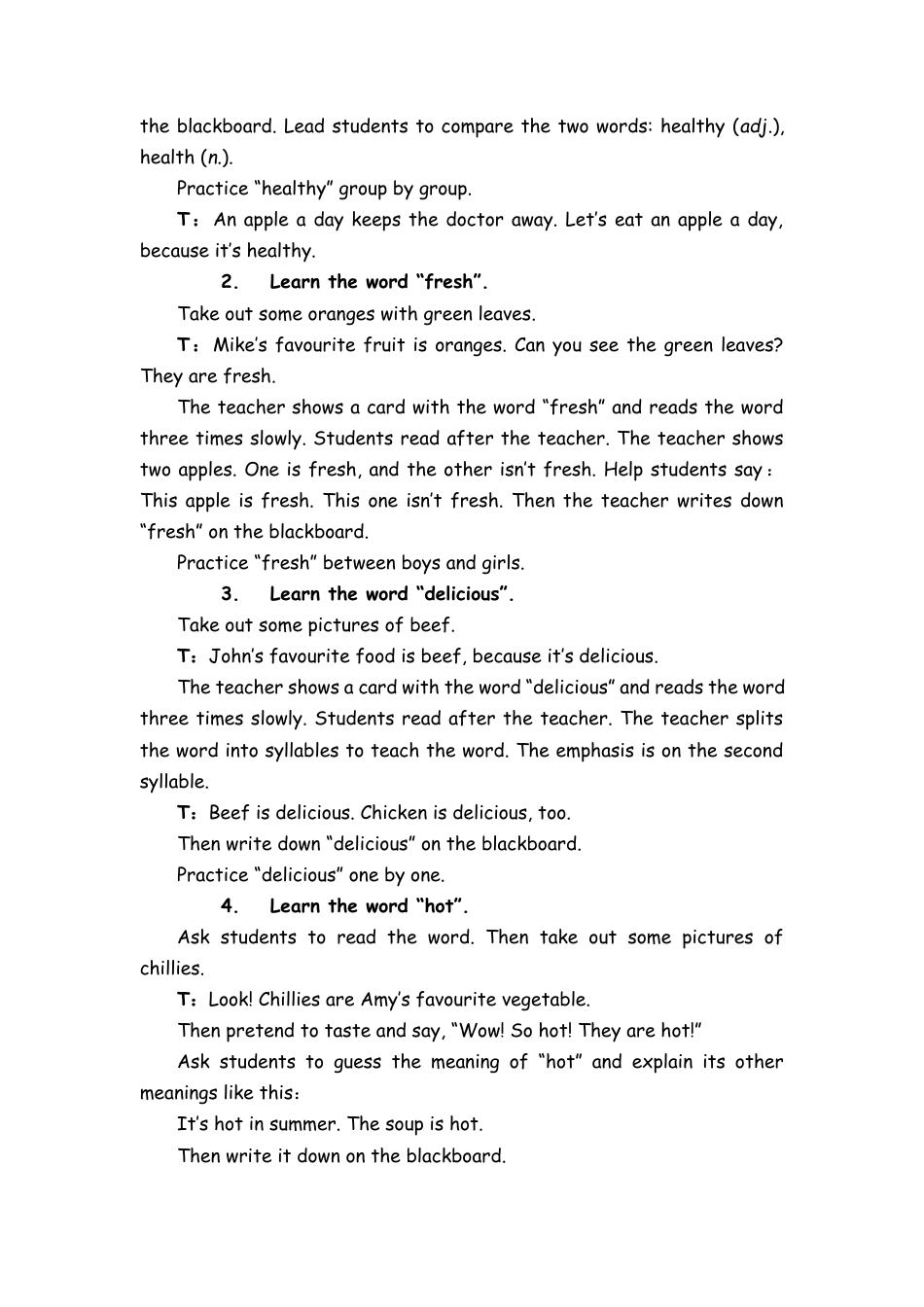 人教PEP英语五年级上册-Part B Let’s learn & Look, write and say  教案.docx_第2页