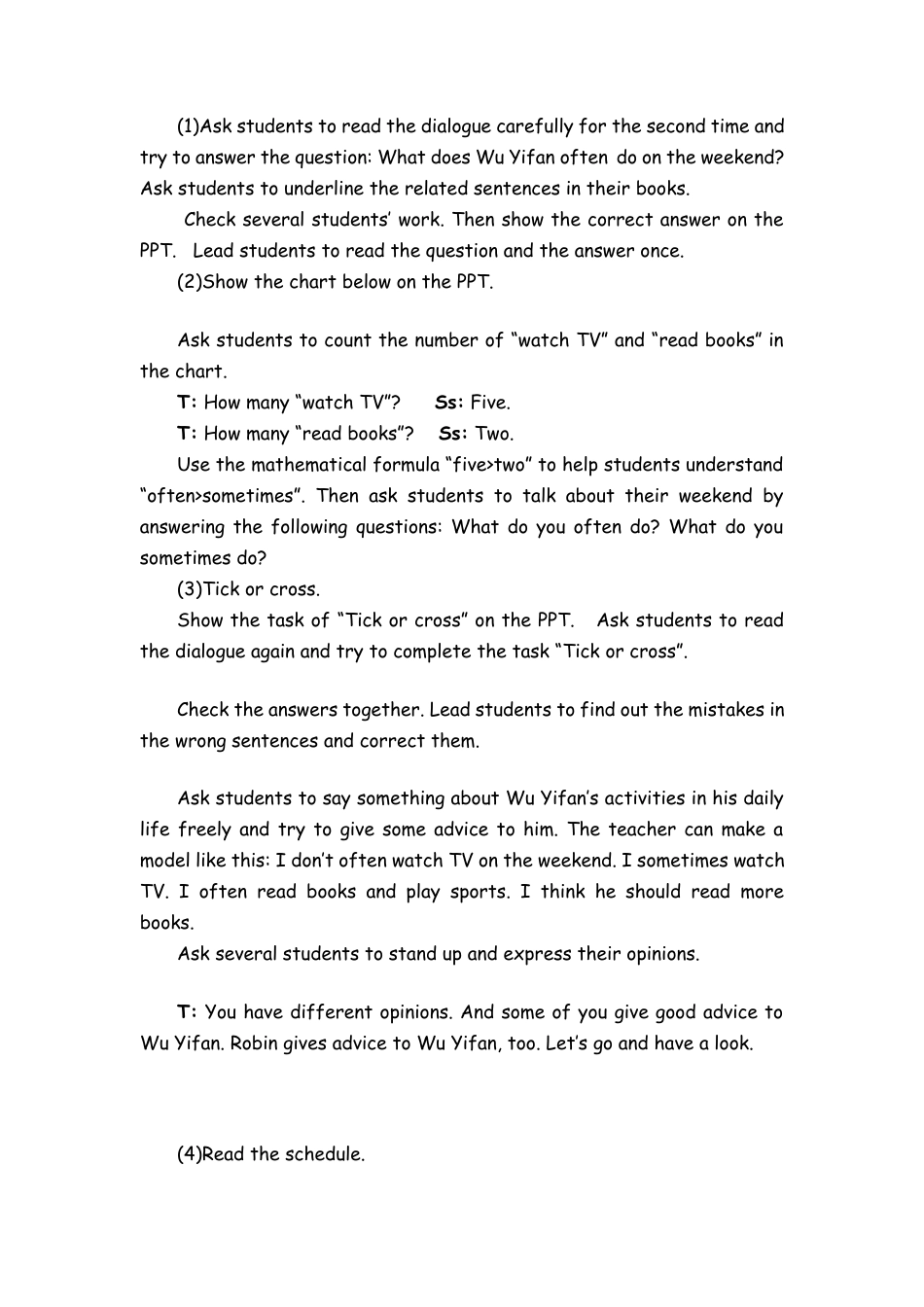 人教PEP英语五年级上册-Part B Read and write & Let’s check & Let’s wrap it up  教案 (2).docx_第3页