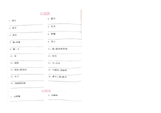 人教PEP英语五年级下册-Unit2词句短语练习.docx