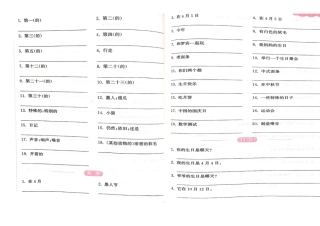 人教PEP英语五年级下册-Unit4词句短语清单.docx
