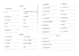人教PEP英语五年级下册-Unit6词句短语清单.docx