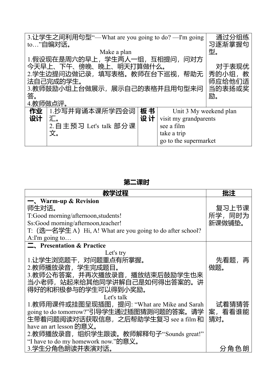 人教版小学6上英语-Unit 3 图表式教案.docx_第2页