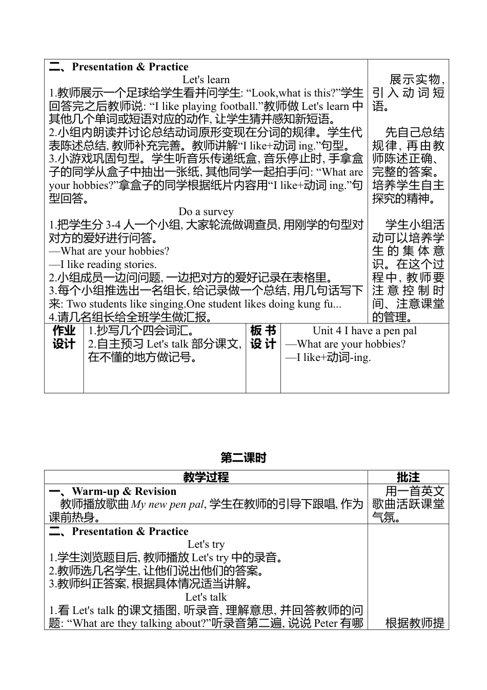 人教版小学6上英语-Unit 4 图表式教案.docx_第2页