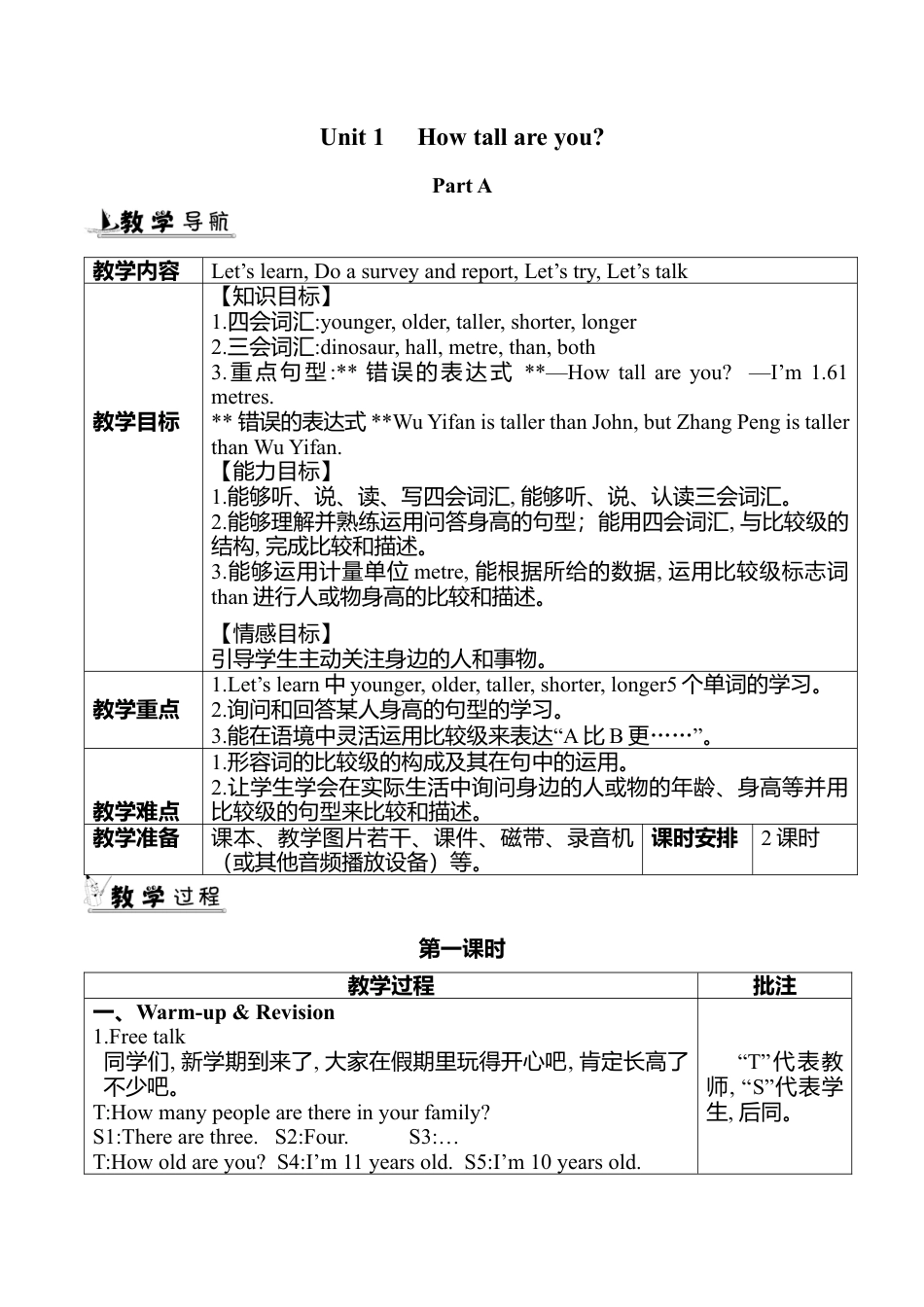 人教版小学英语六年级下册-Unit 1 (全)3.docx_第1页