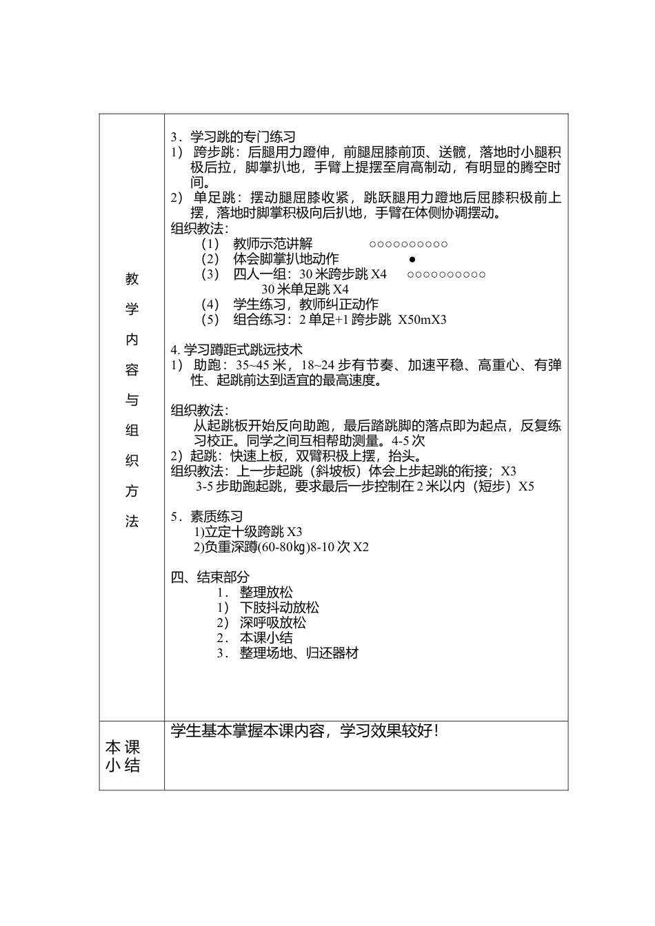 大学田径课程(跳远)教案(10课时).docx_第2页