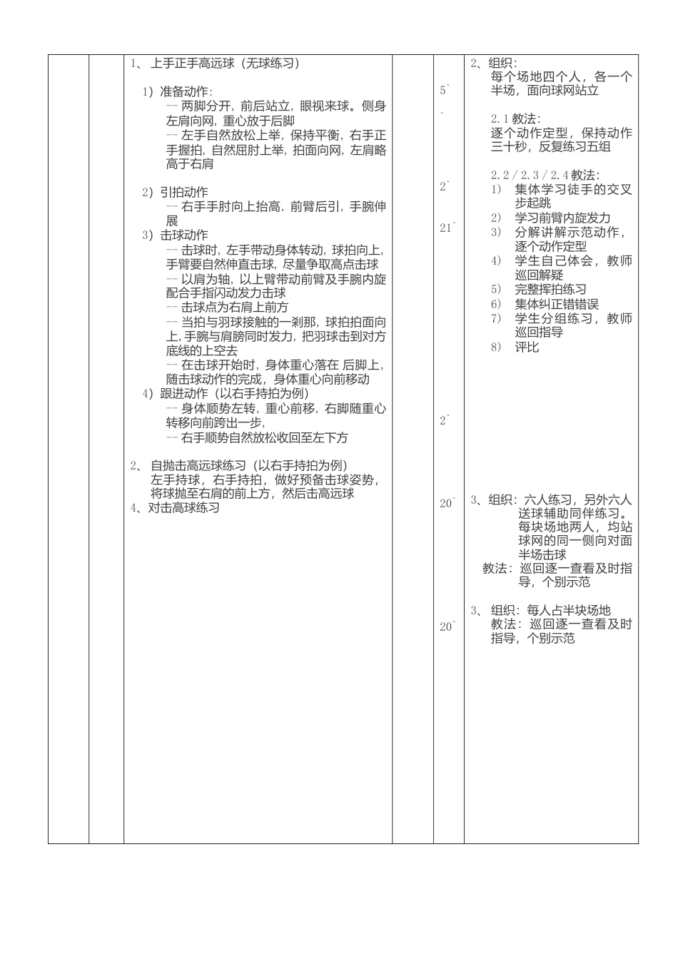 大学羽毛球教学课教案.docx_第2页