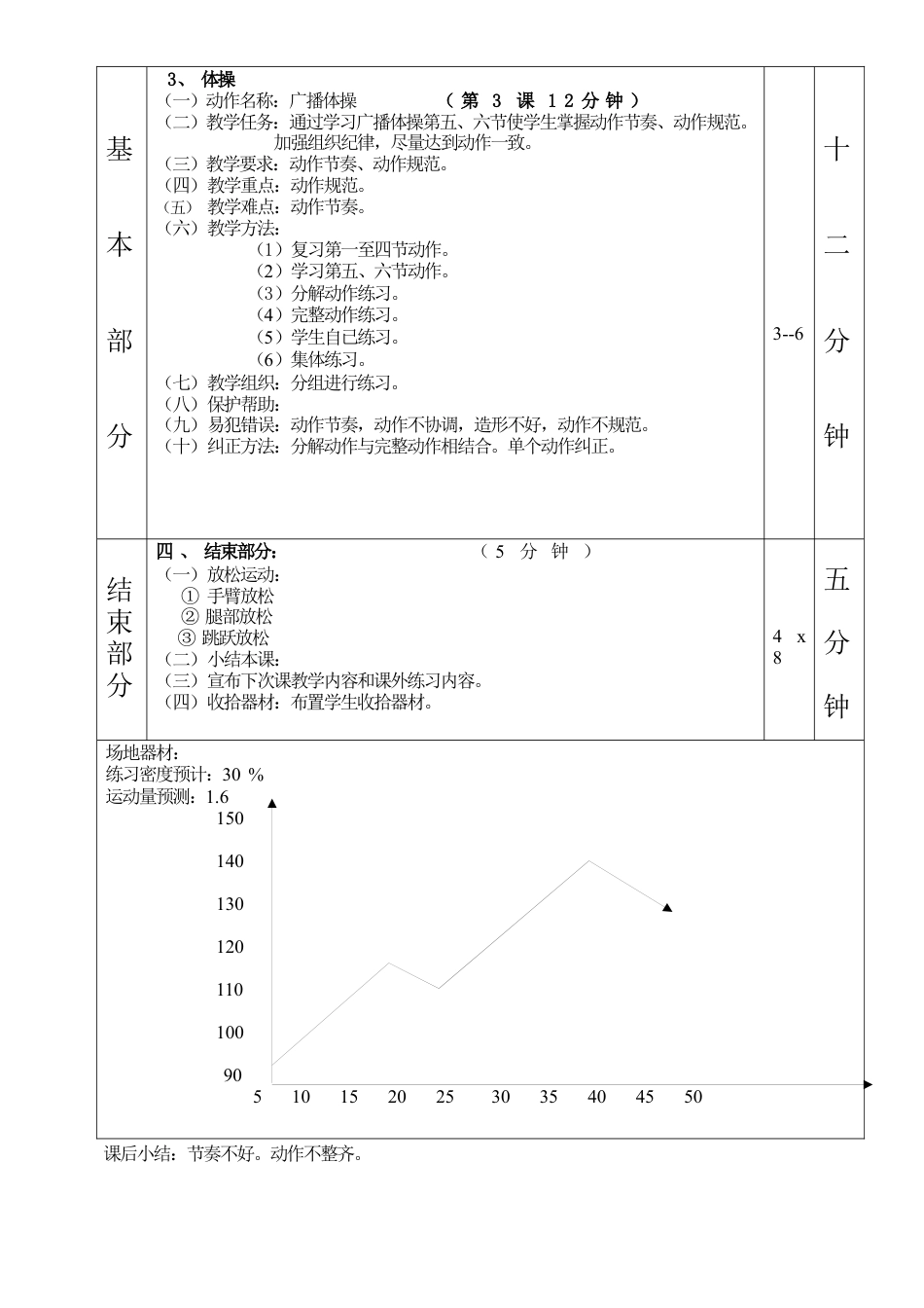 高二体育三级跳远第三课表格式教案.docx_第2页