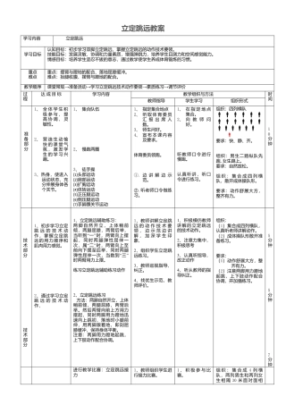 高一立定跳远教案.docx