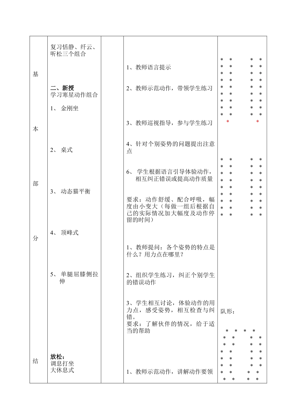 高中瑜伽优质课教案.docx_第2页