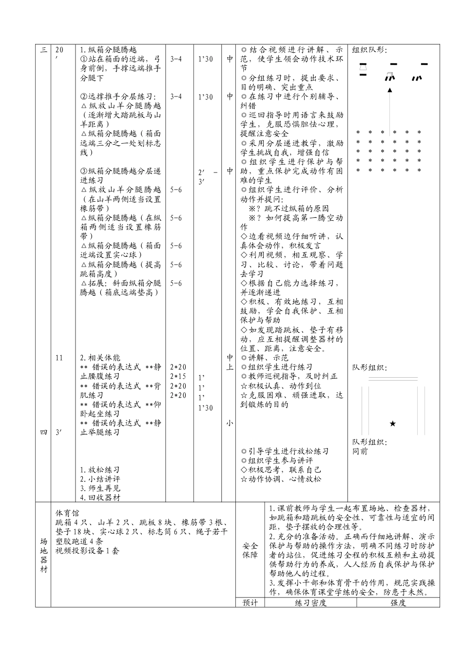 上海市复兴高级中学体育与健身课时计划.docx_第2页