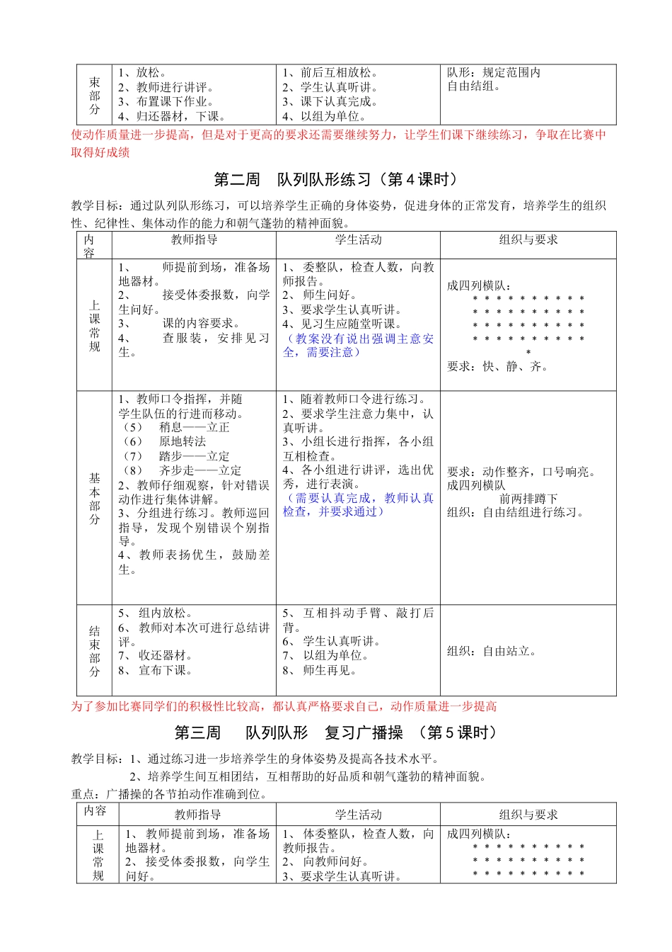 八年级体育课教案(全共36课时）.docx_第3页