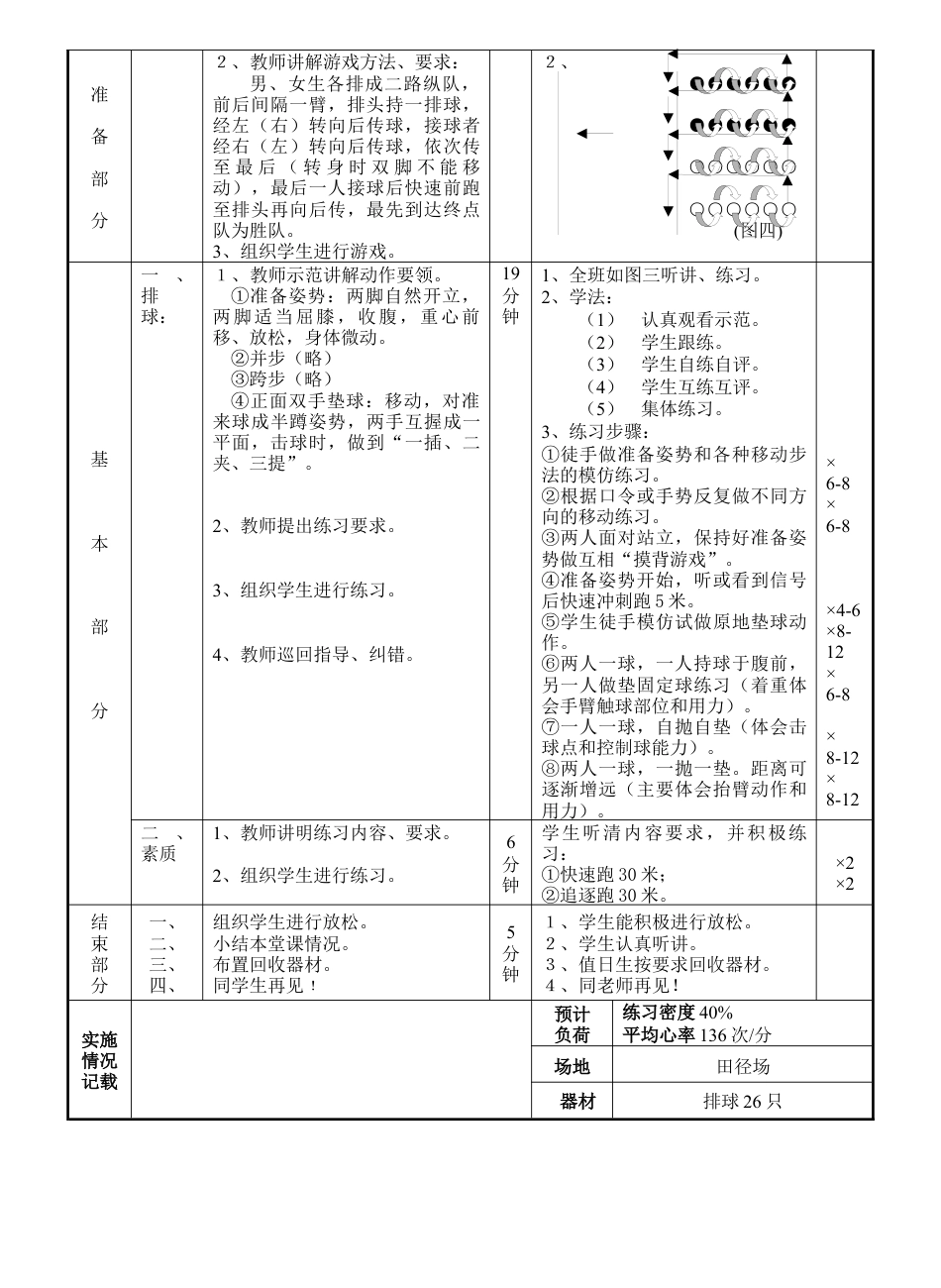 初三《体育与健康》教案-排球（1）.docx_第2页