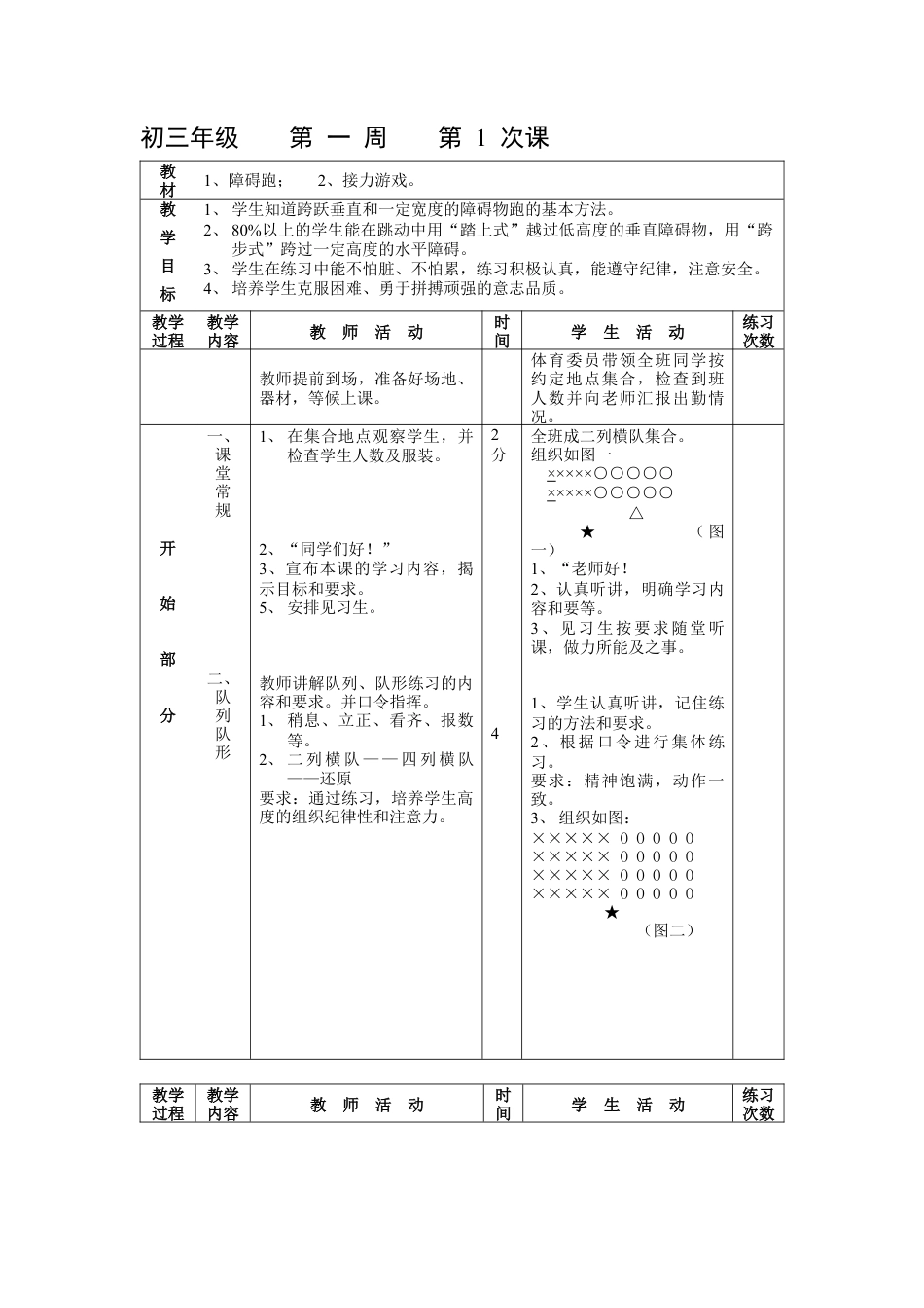 初三体育教案(1).docx_第1页
