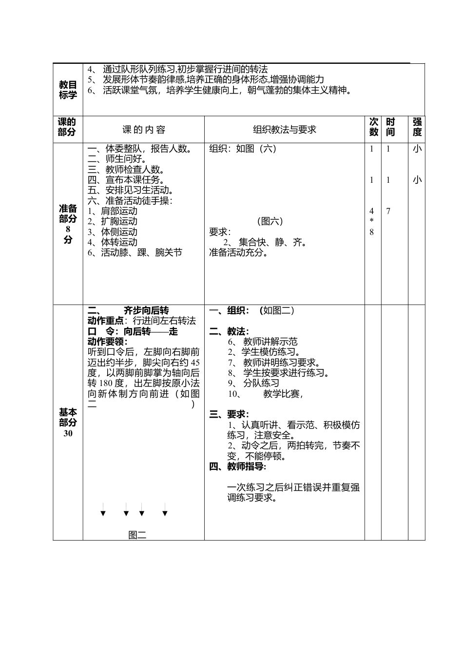 初一下学期全套体育教案.docx_第3页