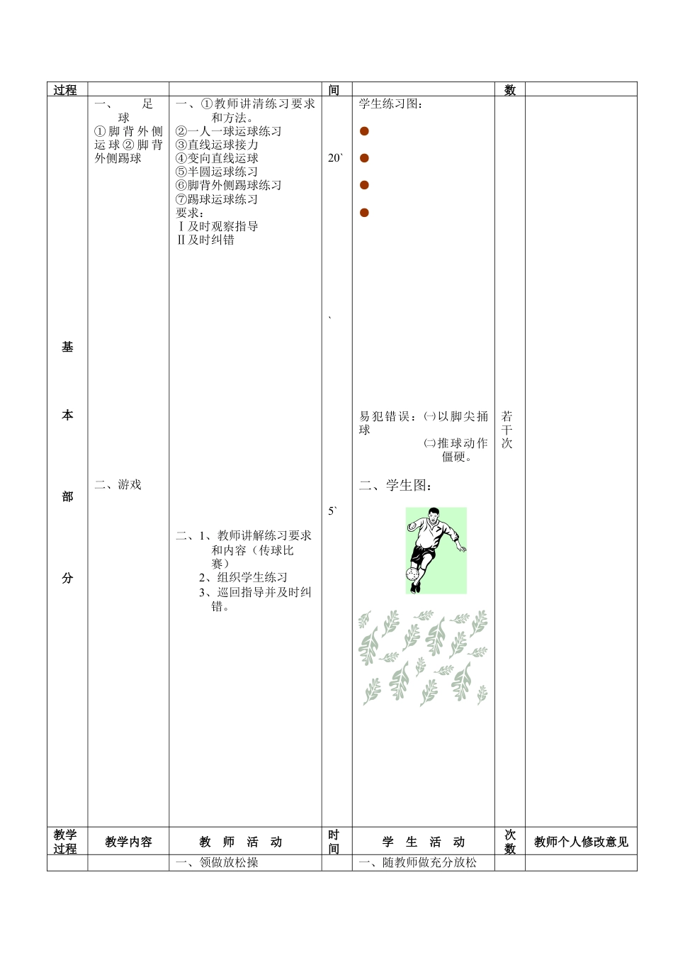 初中八年级体育课教案第17周第2次课教案总34次备课教师.docx_第2页