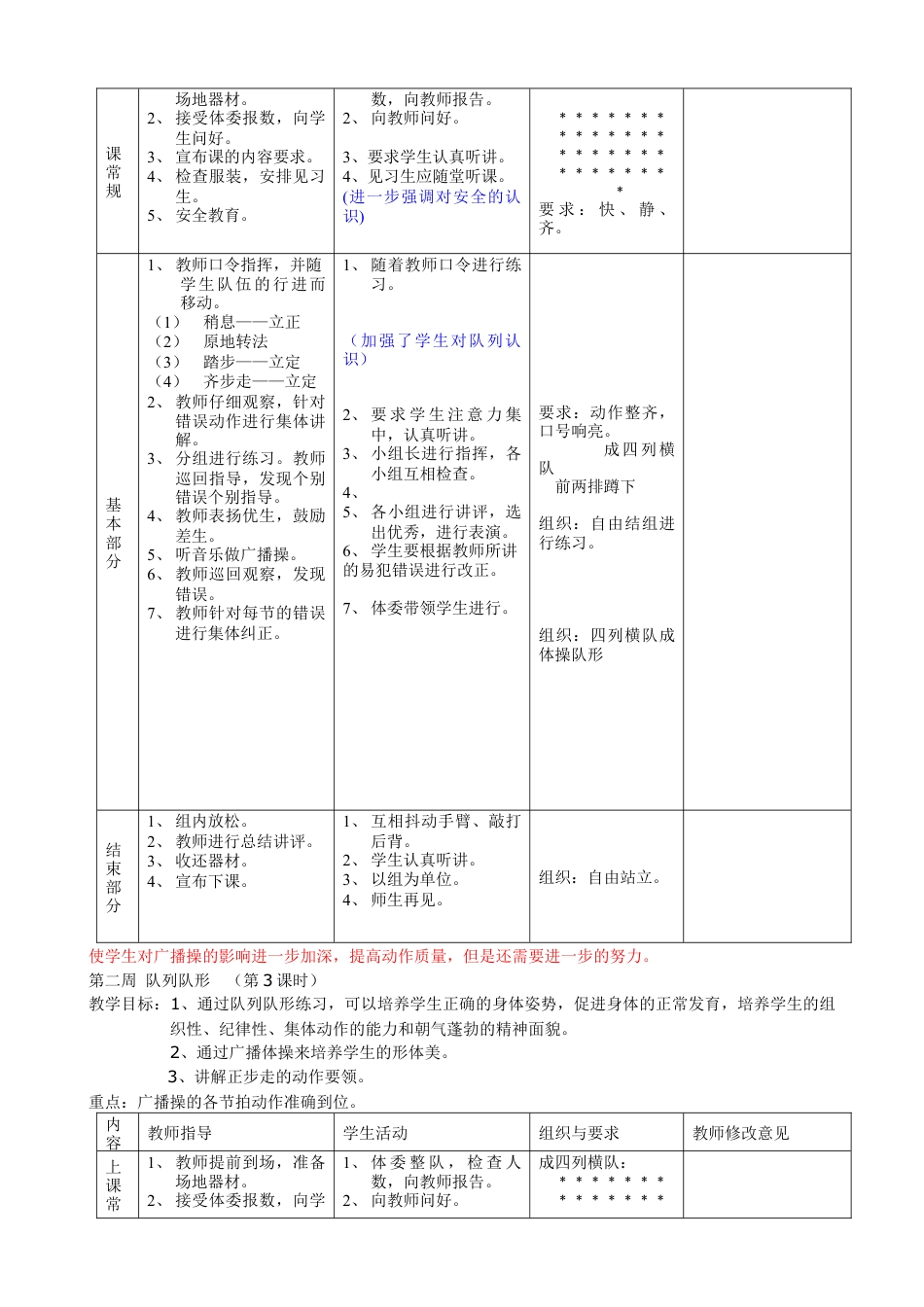 初中八年级体育课教案全集教案1.docx_第2页
