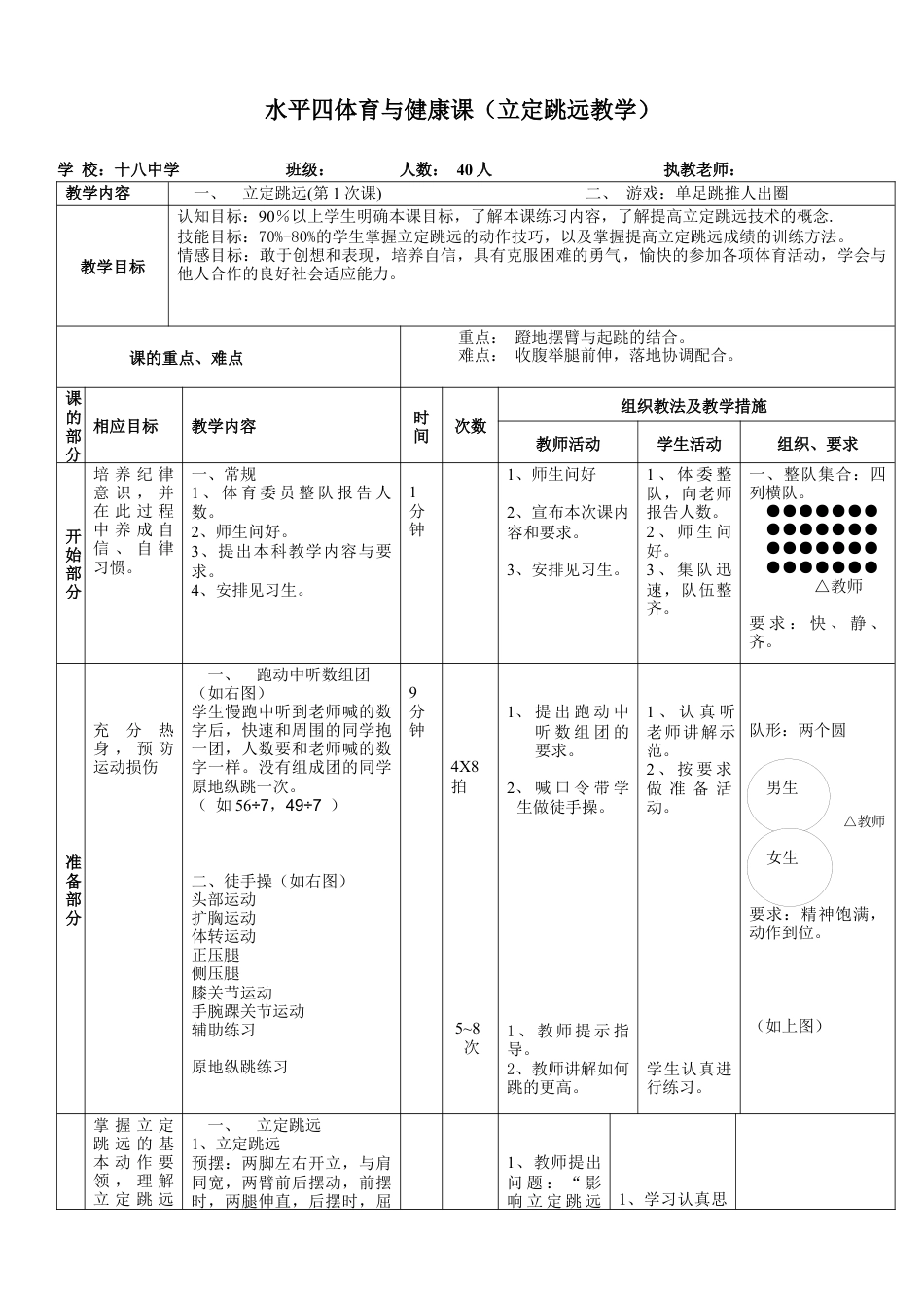 初中水平四体育与健康课（立定跳远教学）.docx_第2页