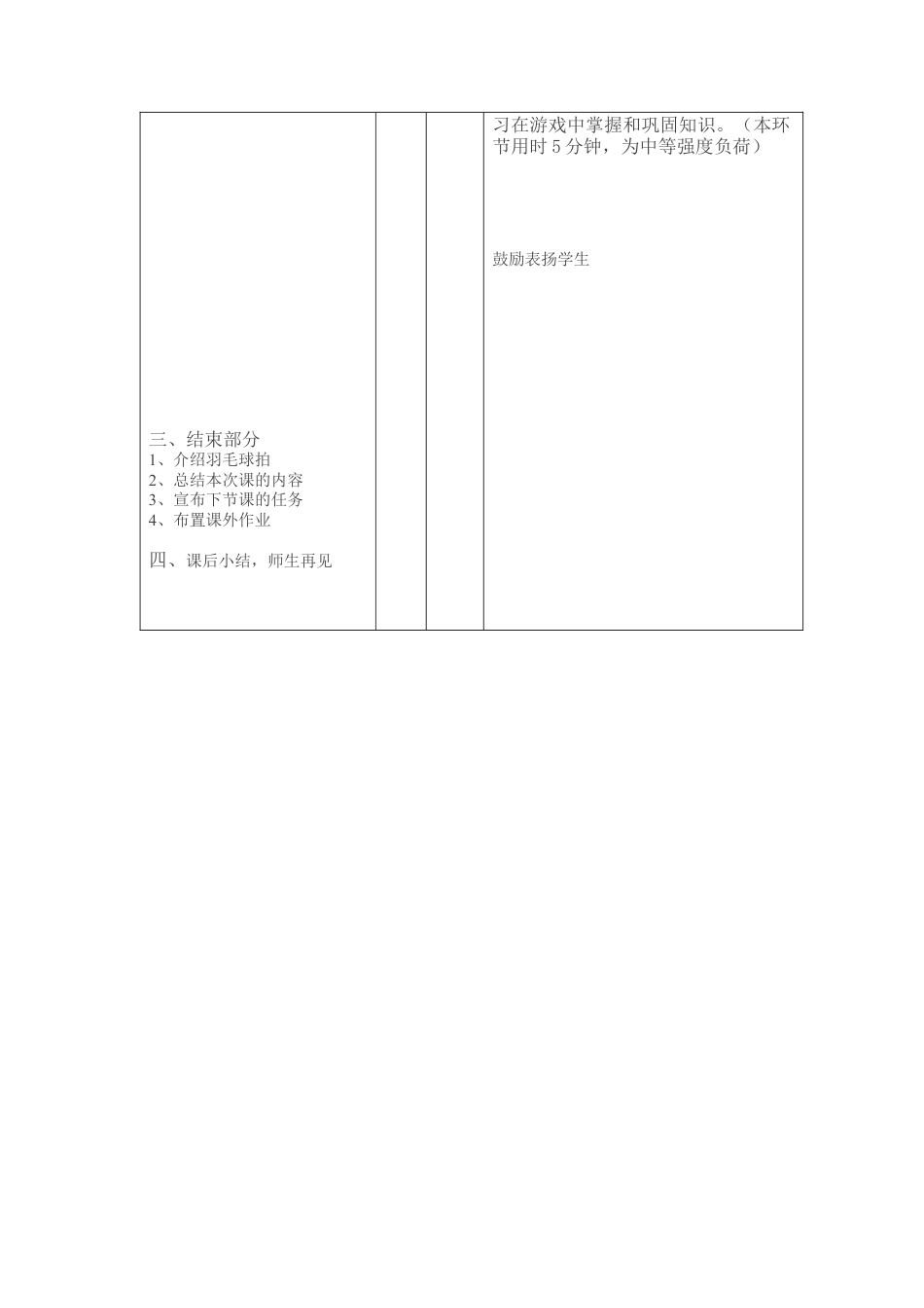 初中羽毛球正手击打高远球教案.docx_第3页