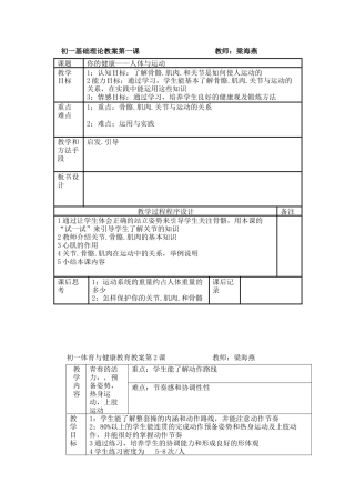 七年级体育下册全册教案2.docx
