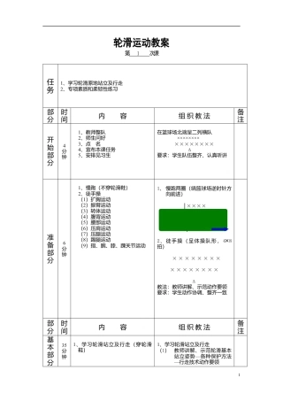 16-轮滑教案2汇总.docx
