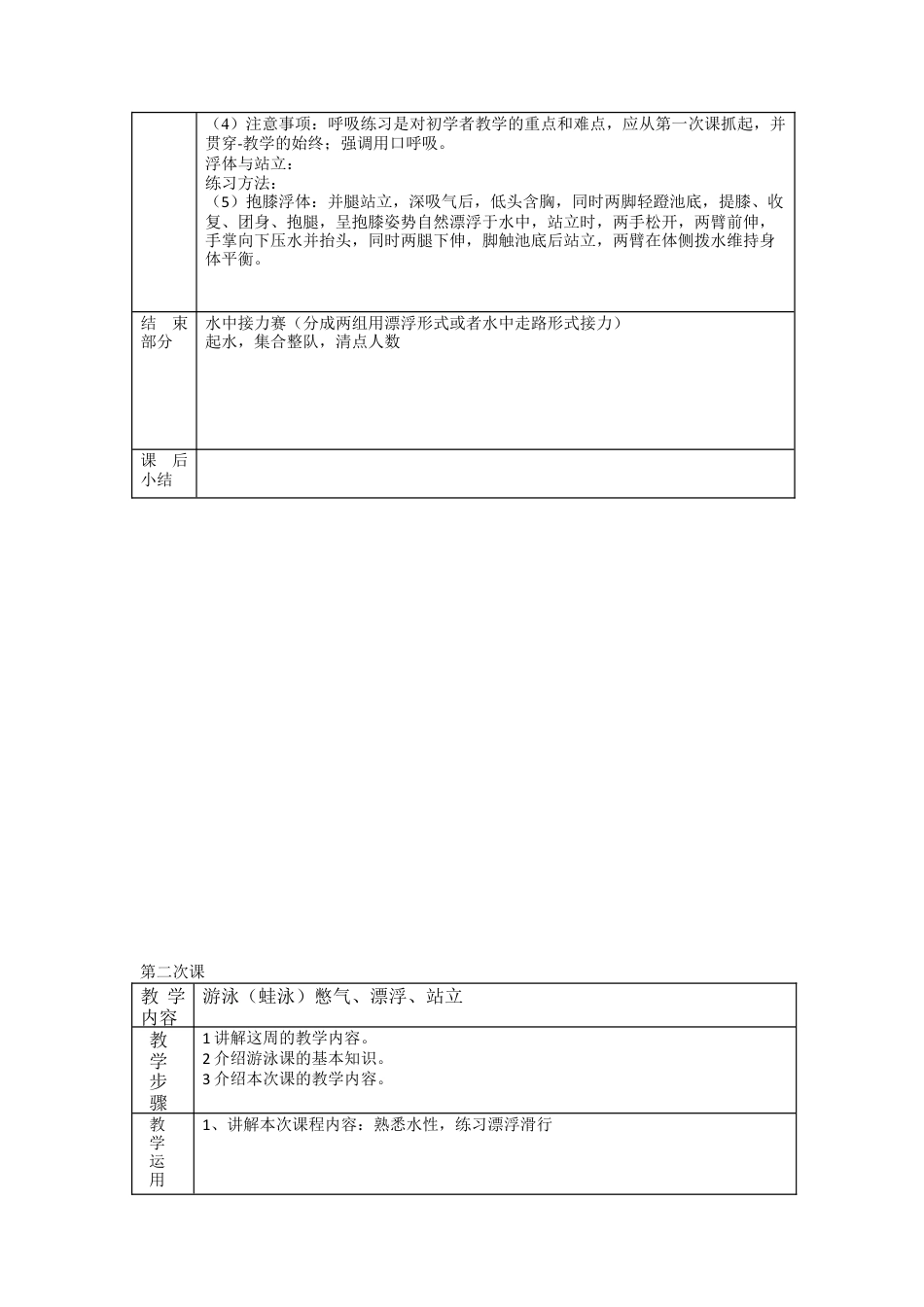 35-蛙泳教案（11课时）.docx_第2页