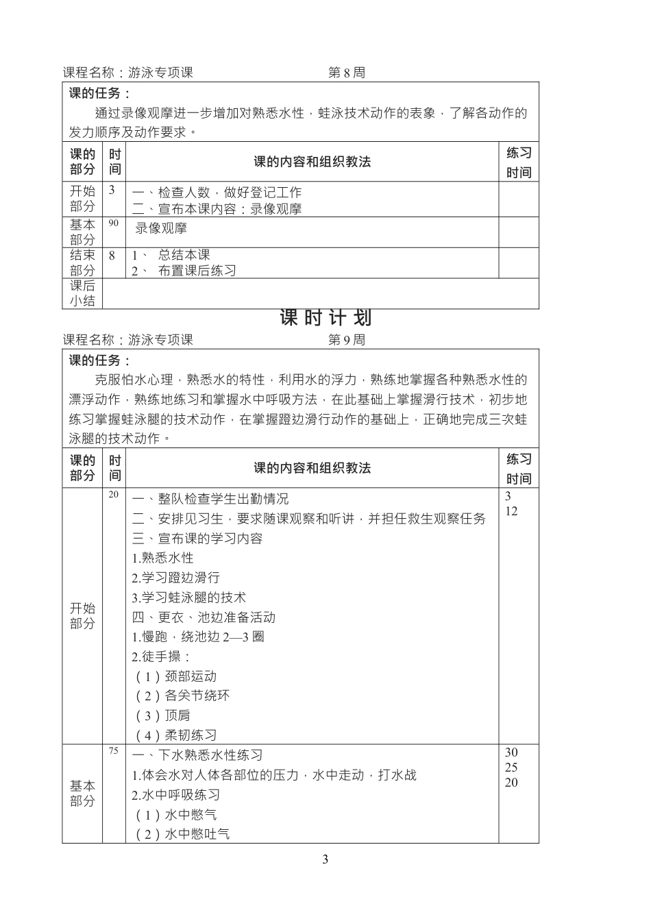 39-游泳课程课时教案（14周）.docx_第3页