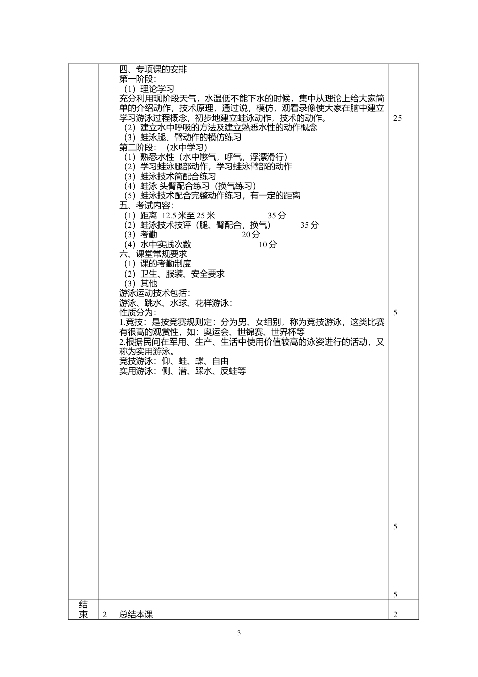 48-游泳训练课程教案.docx_第3页