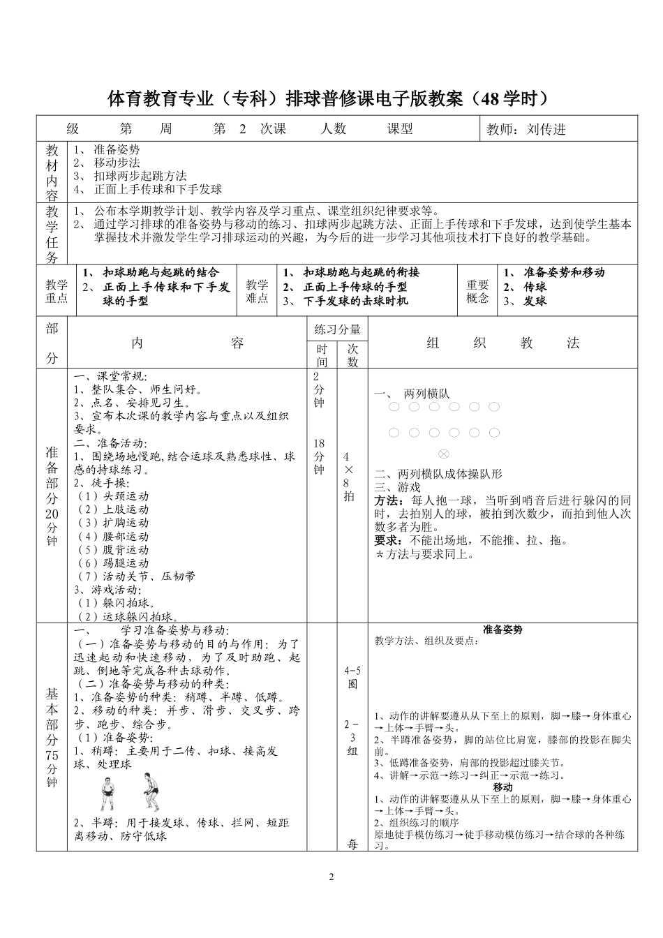 80-全部排球课时详细教案（48课时）.docx_第2页